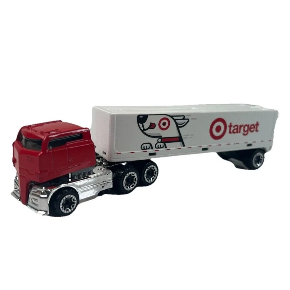 Hot Wheels Rig Bull Terrier Dog Target Stores Semi Truck Mattel 2013 Collectible